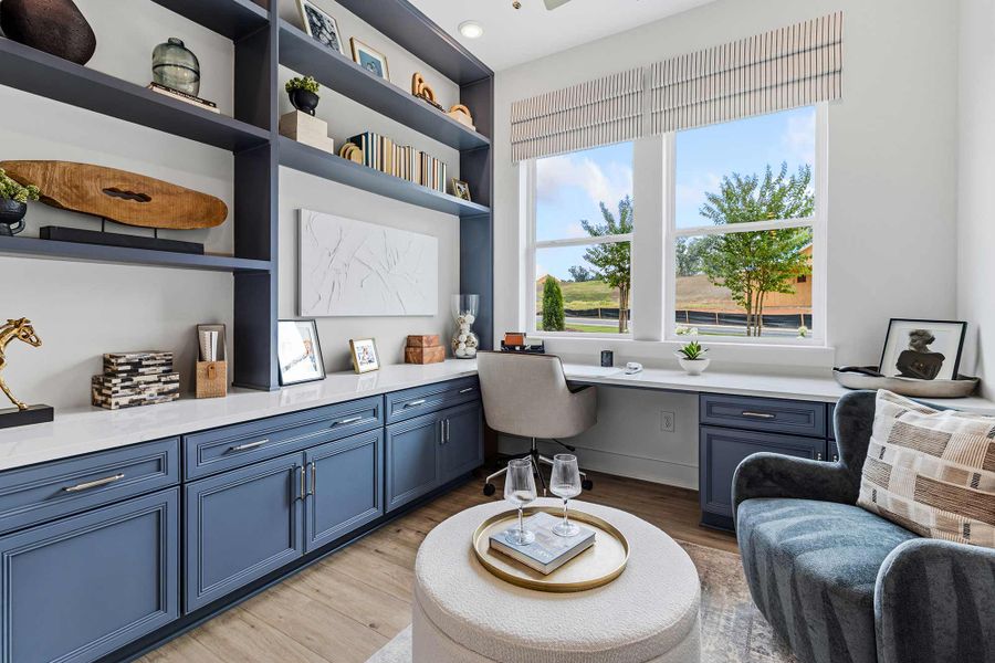 Furnished interior in a model home at Lanier Landing - Retreat Collection in Gainesville (Image 7).