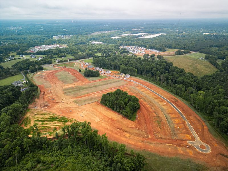 Site preparation and early development at Preserve at Mayes Meadow in Cornelius, NC (Image 9).
