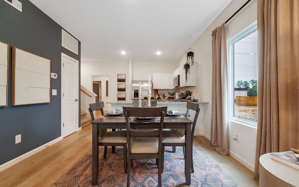 Furnished interior in a model home at Stonehenge in Manchester (Image 9).