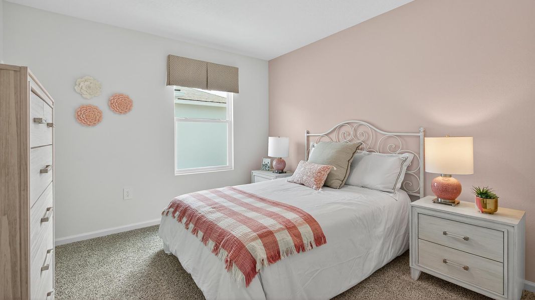 Furnished interior in a model home at Trout River in Jacksonville (Image 13).