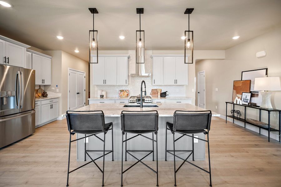 Furnished interior in a model home at The Glen-12 in Colorado Springs (Image 20).