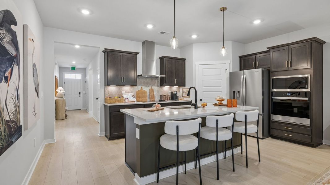Furnished interior in a model home at Reserve at Hickory Ridge in Columbia (Image 23).