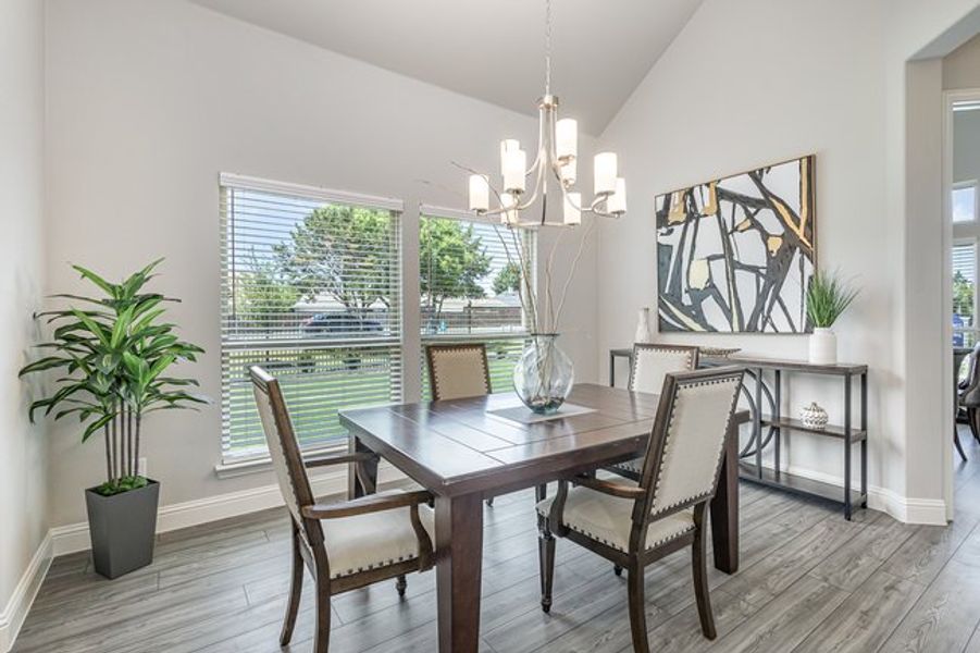 Furnished interior in a model home at Ten Mile Creek Estates in DeSoto (Image 15). Furnished interior in a model home at Ten Mile Creek Estates in DeSoto (Image 15).