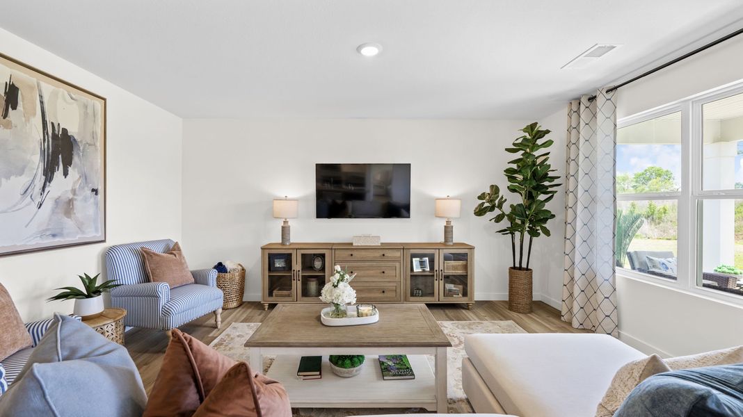 Furnished interior in a model home at Prairie Pass Express in Apison (Image 21).