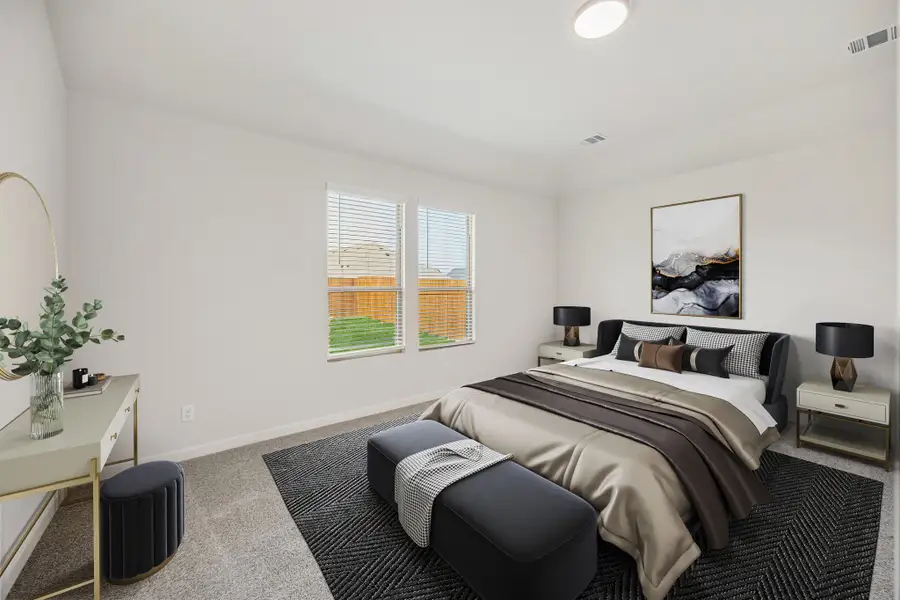 Furnished interior in a model home at Rocky Creek Crossing in Crowley (Image 6).