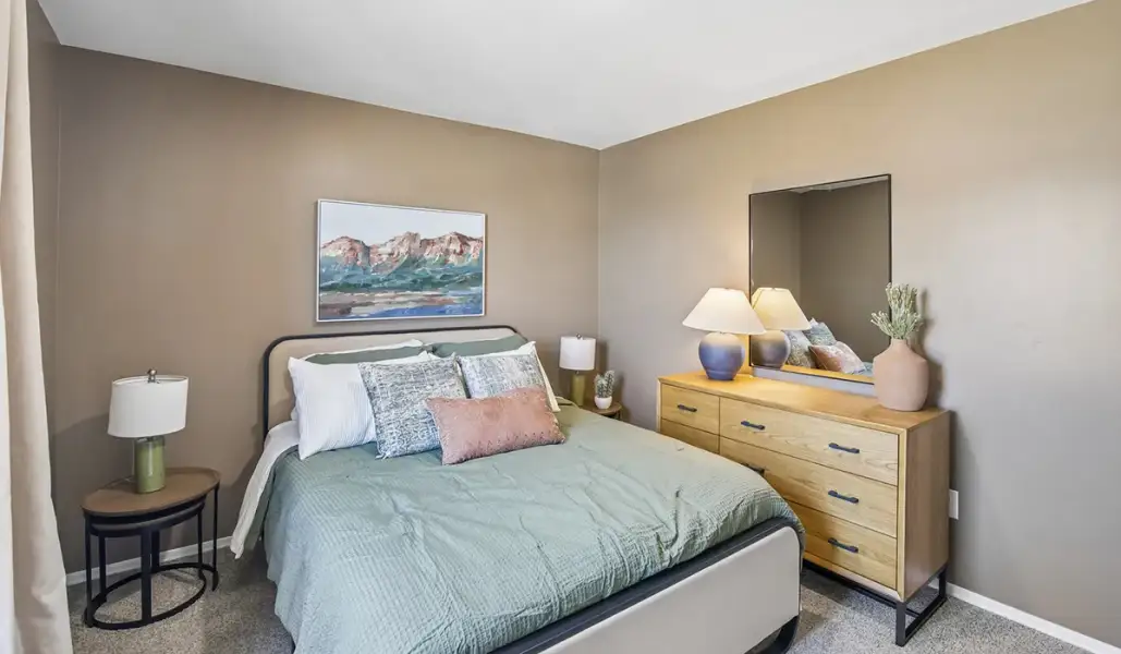 Furnished interior in a model home at Sorrel Ridge Estates in Tucson (Image 29).