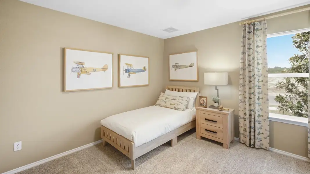 Furnished interior in a model home at Wildwood Estates in Nolanville (Image 28).