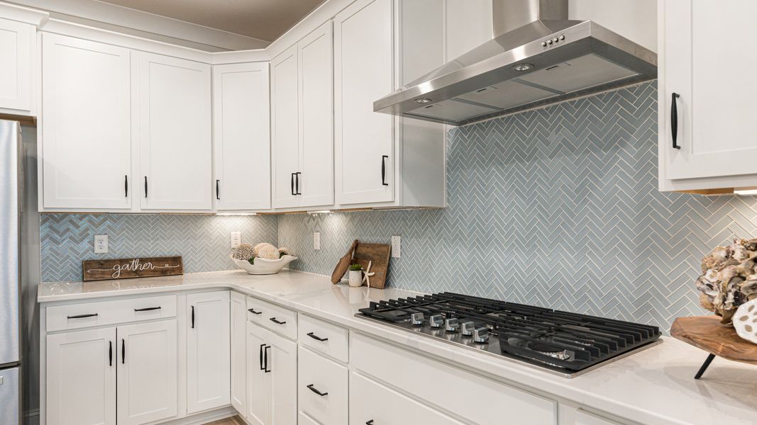 Furnished interior in a model home at Bayview Acres in Mount Pleasant (Image 4).