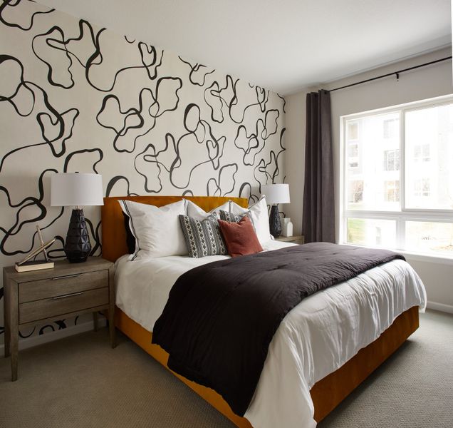 Furnished interior in a model home at Gateway Commons in Denver (Image 27). Furnished interior in a model home at Gateway Commons in Denver (Image 27).