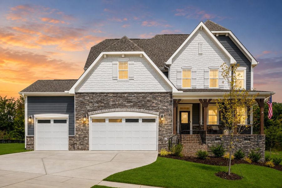 Front exterior of a home in the Legacy Lakes community, located in Aberdeen, NC (Image 3).