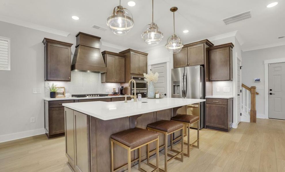 Furnished interior in a model home at Villas at Dawsonville in Dawsonville (Image 6).