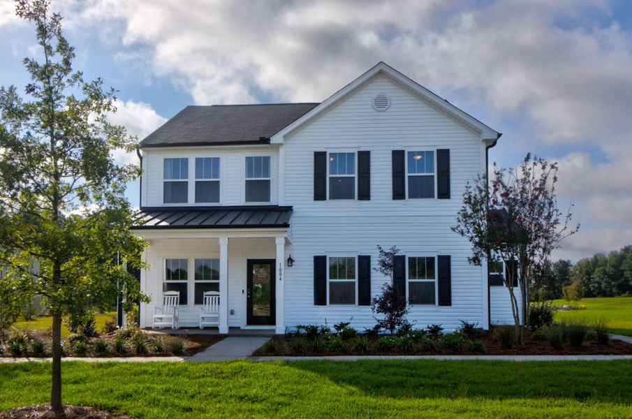 Front exterior of a home in the Reeves Crossing community, located in St. George, SC (Image 1).