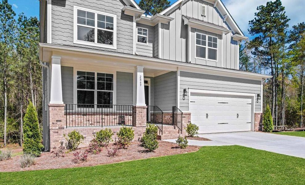 Front exterior of a home in the Hillcrest Grove community, located in Wendell, NC (Image 10).