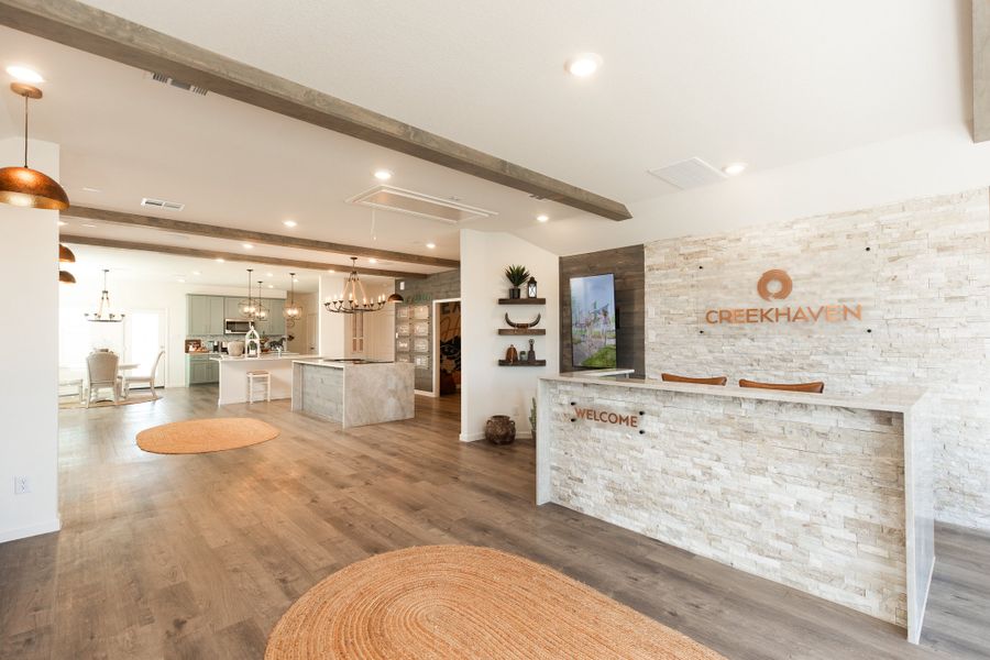 Furnished interior in a model home at Creekhaven in Arcola (Image 4).