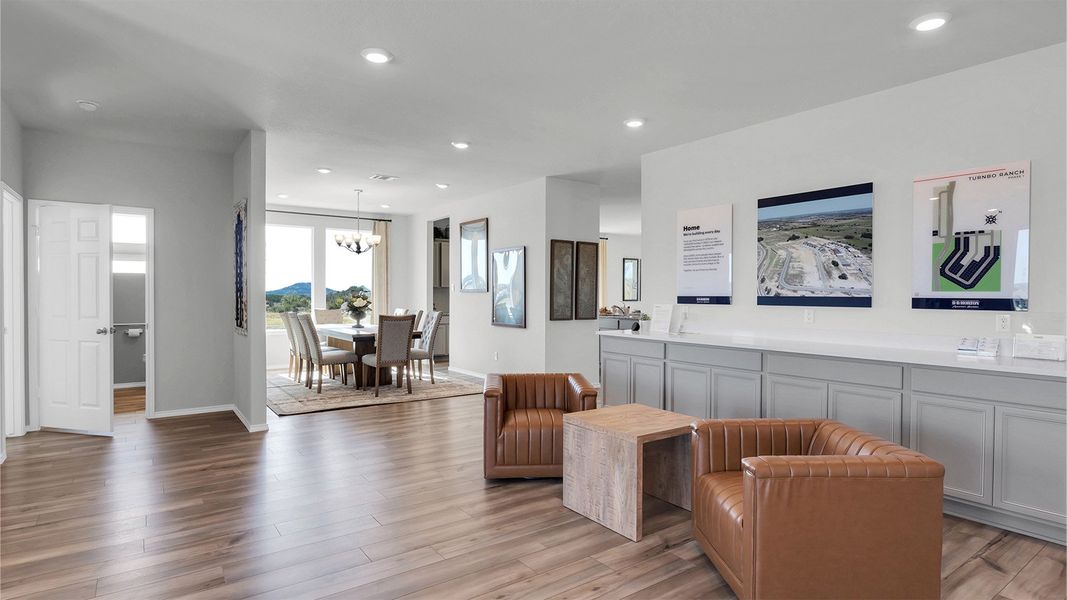 Furnished interior in a model home at Turnbo Ranch in Killeen (Image 5).