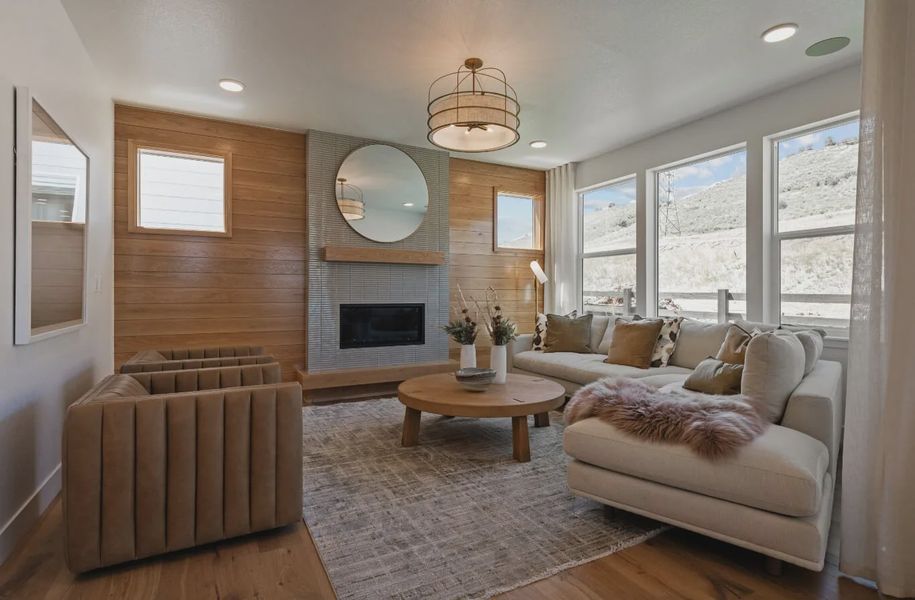 Furnished interior in a model home at Three Hills in Morrison (Image 9). Furnished interior in a model home at Three Hills in Morrison (Image 9).