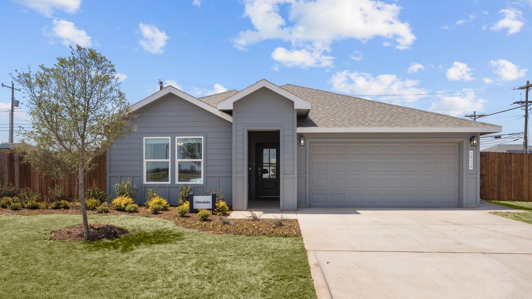 Front exterior of a home in the Hampton Hills community, located in Abilene, TX (Image 2).