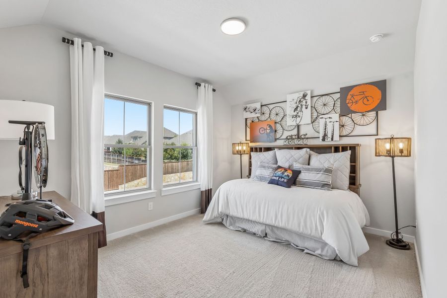 Furnished interior in a model home at Ventana in Fort Worth (Image 28).