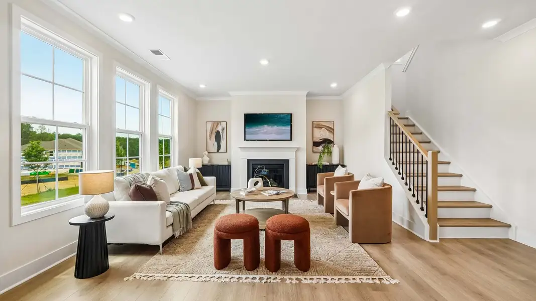 Furnished interior in a model home at Avalon of Gastonia in Gastonia (Image 6).