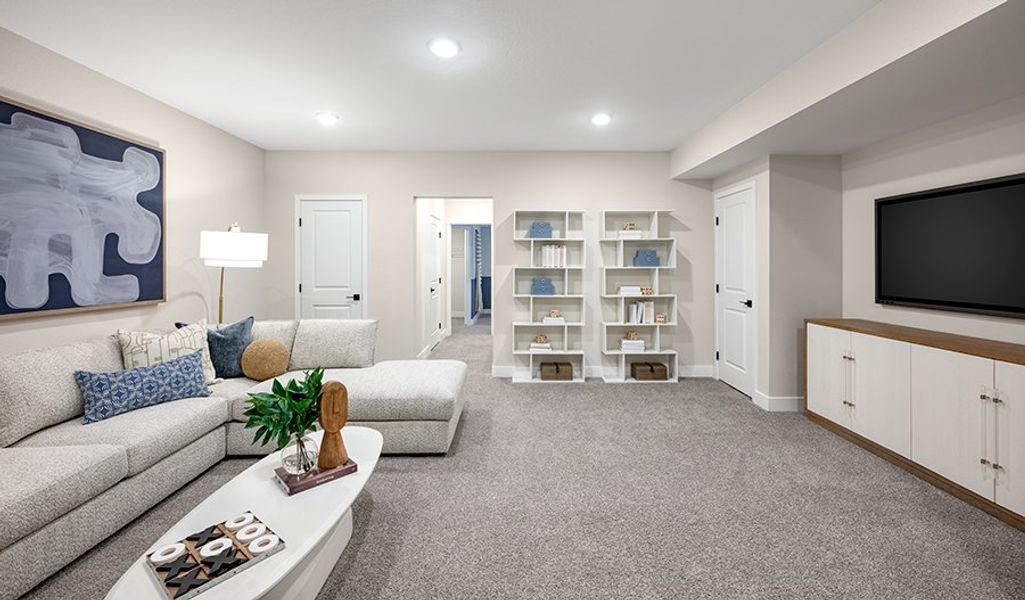 Furnished interior in a model home at The Duos at Looking Glass in Parker (Image 53). Furnished interior in a model home at The Duos at Looking Glass in Parker (Image 53).