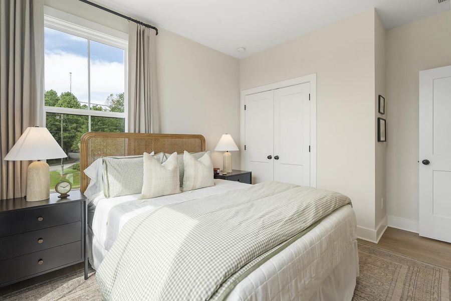 Furnished interior in a model home at BelleWether in Chattanooga (Image 25).