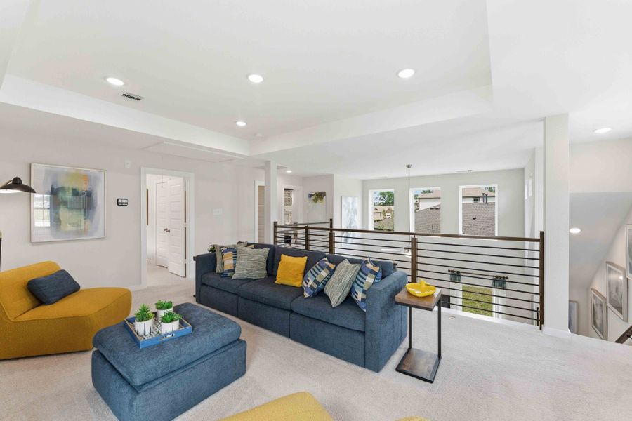 Furnished interior in a model home at Cielo in Cut and Shoot (Image 30).