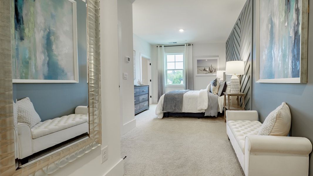 Furnished interior in a model home at The Village at Sandy Plains in Marietta (Image 35).