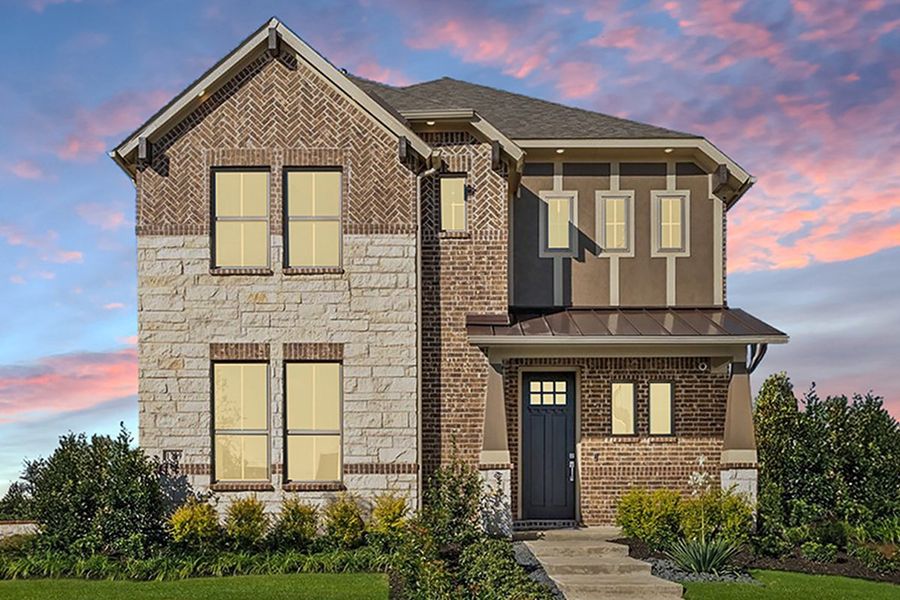Front exterior of a home in the La Terra at Uptown Celina community, located in Celina, TX (Image 4).