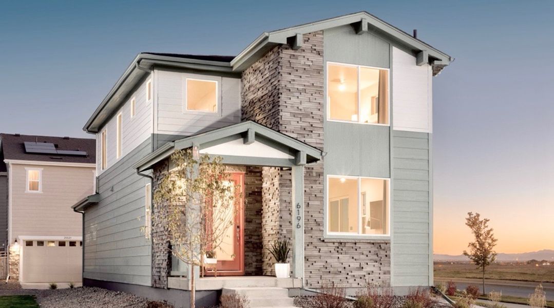 Exterior details of a home in Woodrose at Painted Prairie, Aurora (Image 3).