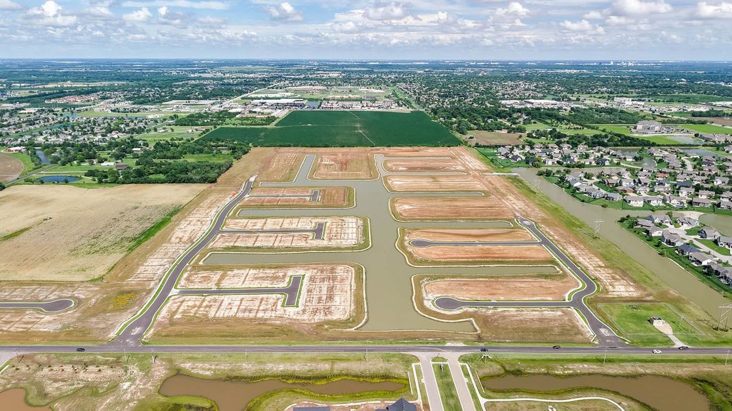 Site preparation and early development at The Courtyards at Waterford Reserve in Maize, KS (Image 6).