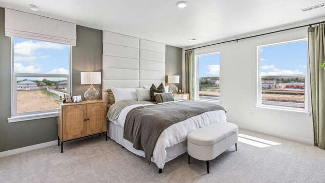 Furnished interior in a model home at Arcadia in Denver (Image 11).