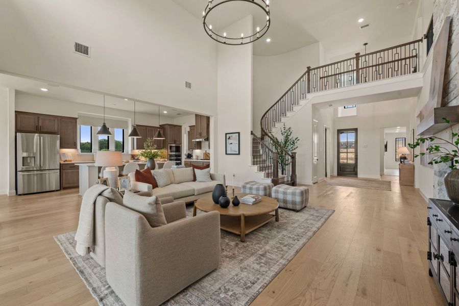 Furnished interior in a model home at Park Hills in Rockwall (Image 10). Furnished interior in a model home at Park Hills in Rockwall (Image 10).