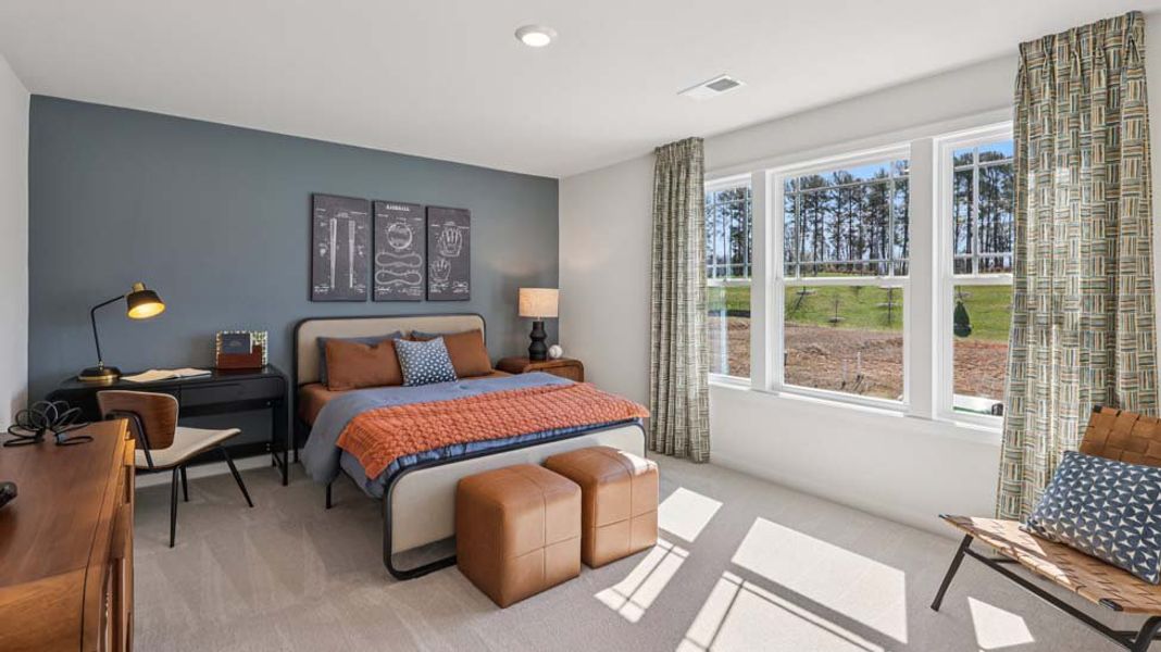 Furnished interior in a model home at Laurelbrook in Sherrills Ford (Image 42).