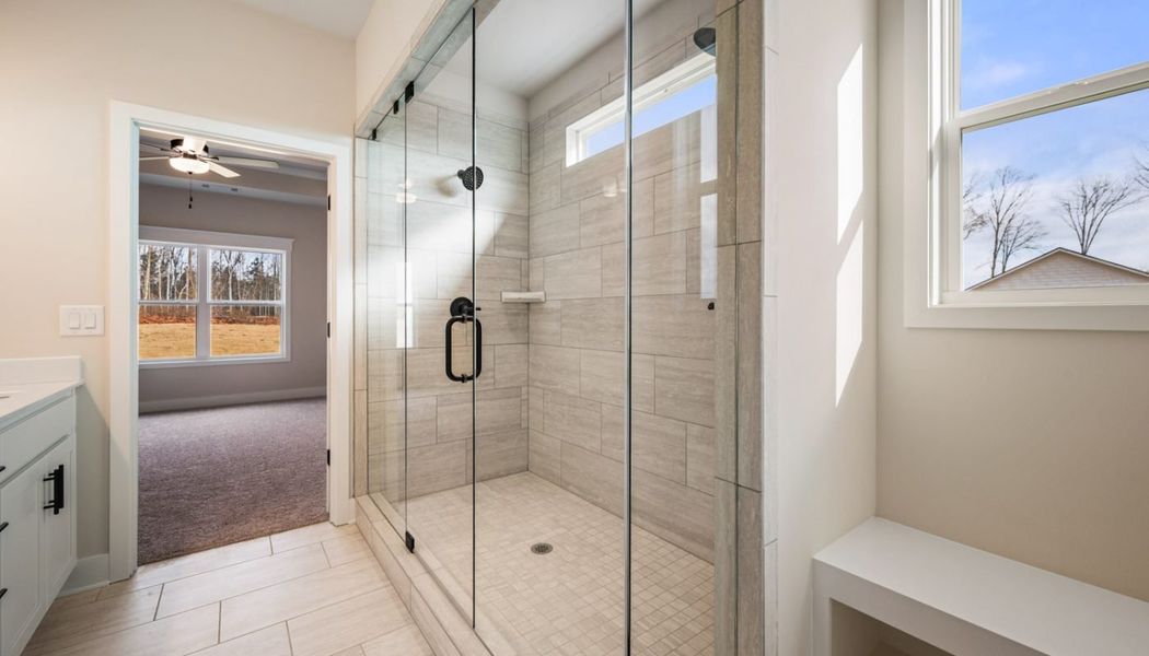 Furnished interior in a model home at Garland Meadows in Cartersville (Image 23).