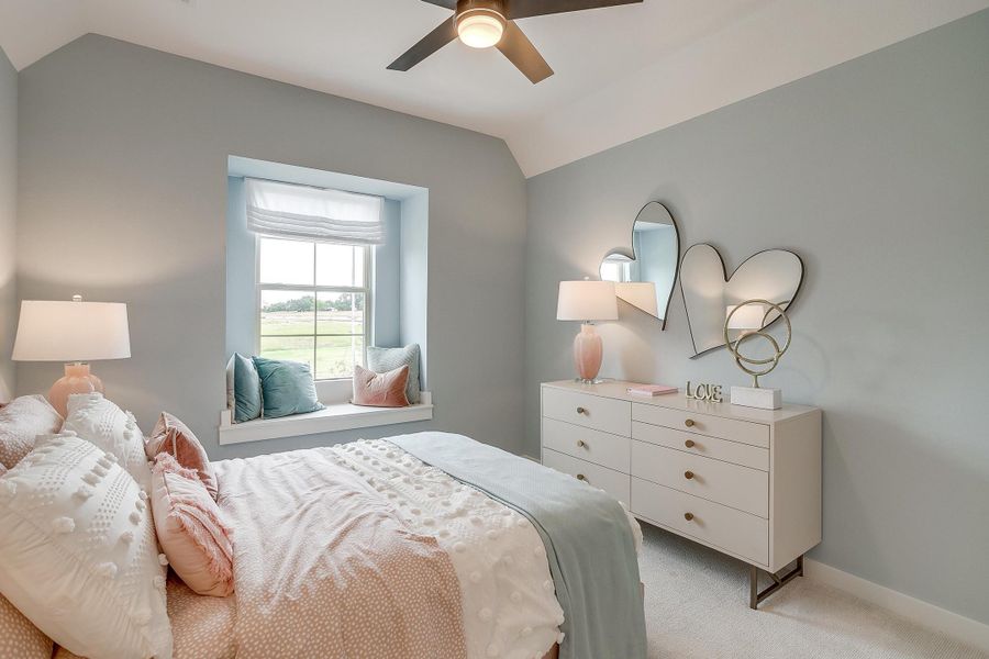 Furnished interior in a model home at Aster Park in McKinney (Image 48).