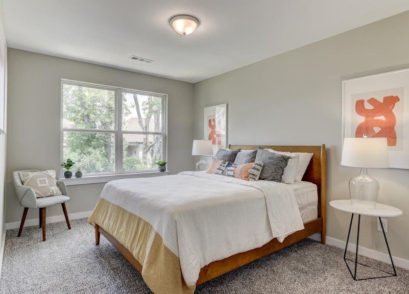 Furnished interior in a model home at The Grove at Kennesaw Farms in Gallatin (Image 12).