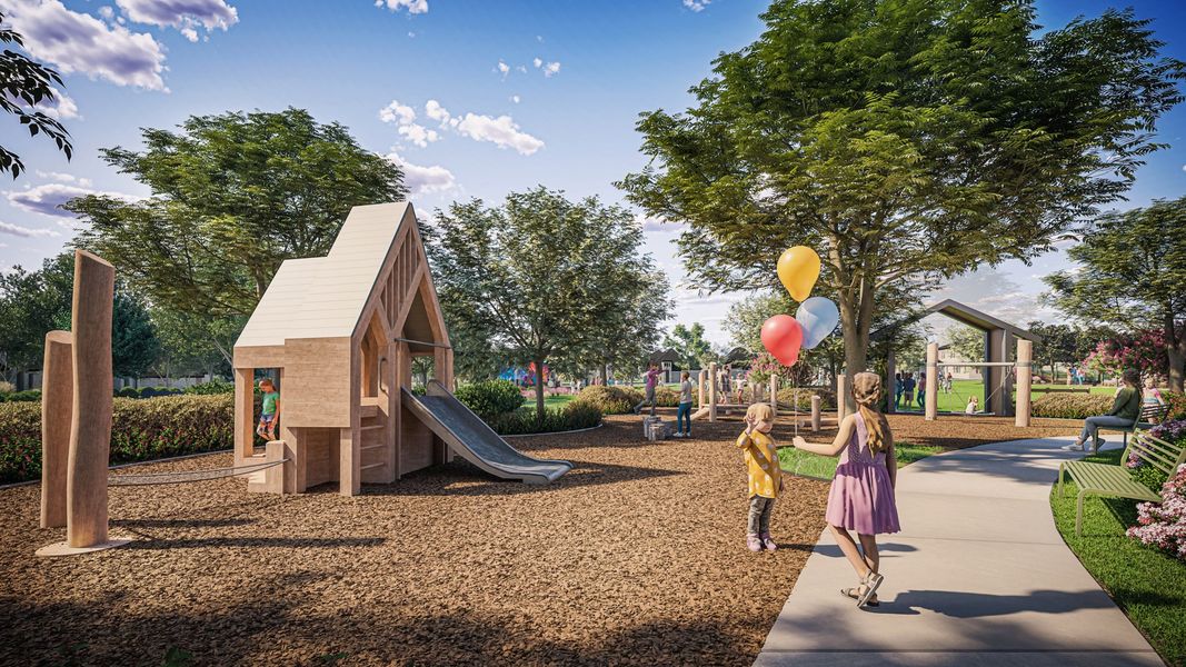 Treeline twig park rendering