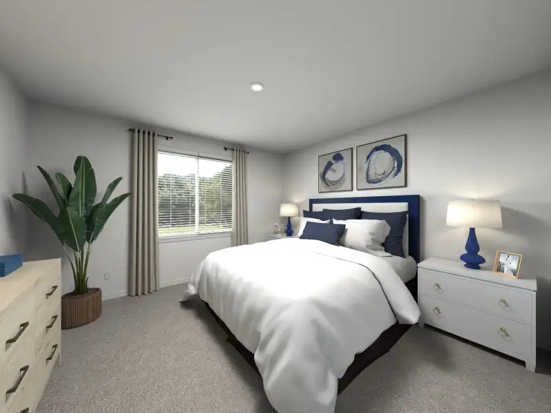 Furnished interior in a model home at Oaks at Lake Standish in Apopka (Image 15).
