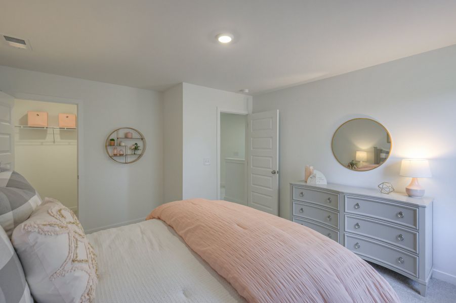 Furnished interior in a model home at Langford Farms in Gallatin (Image 48).