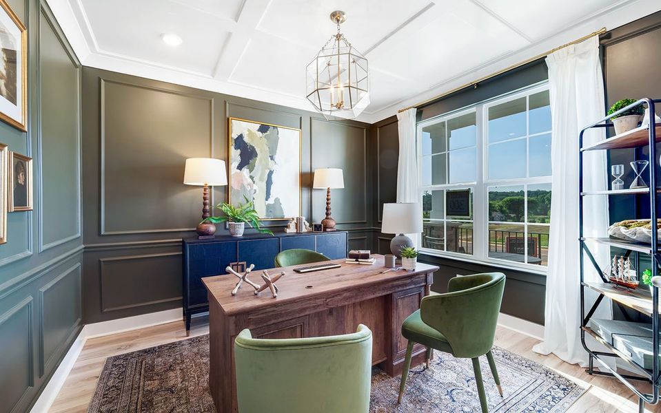 Furnished interior in a model home at Dorris Farm in White House (Image 5).