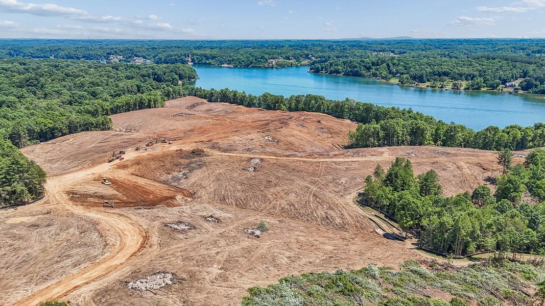 Site preparation and early development at Esplanade at Lake Hickory in Taylorsville, NC (Image 11).