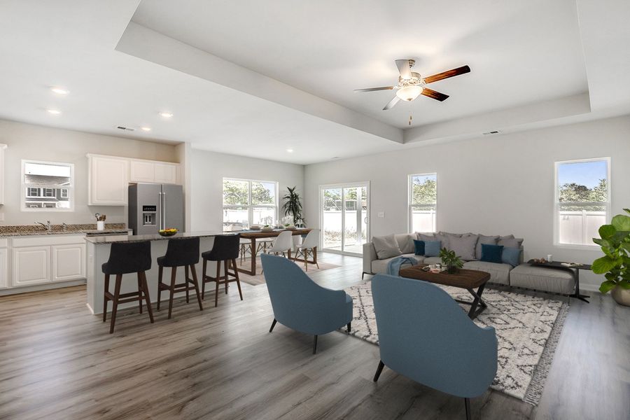 Great Room to Kitchen | Durham