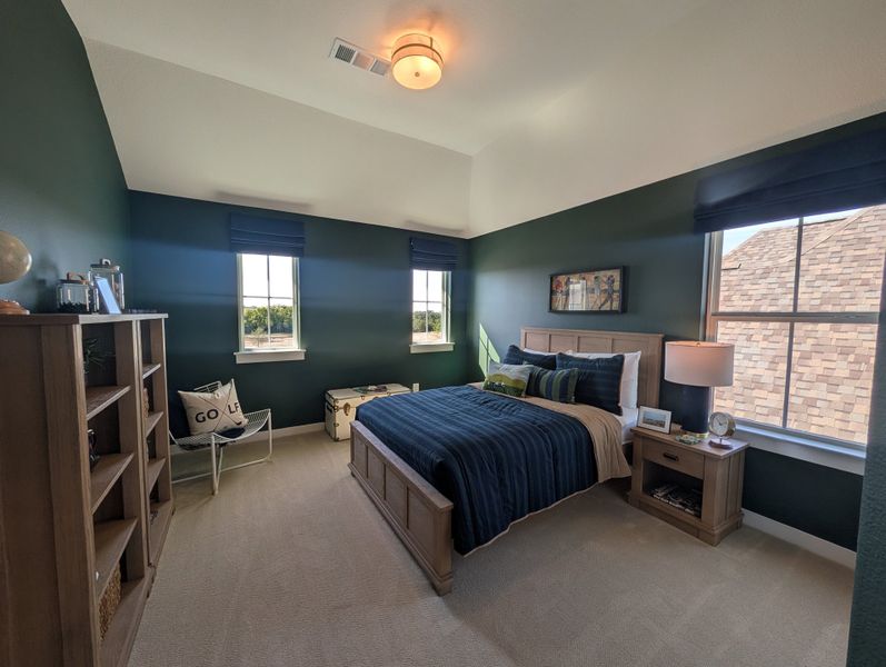 Furnished interior in a model home at Ramble 60s in Celina (Image 21).