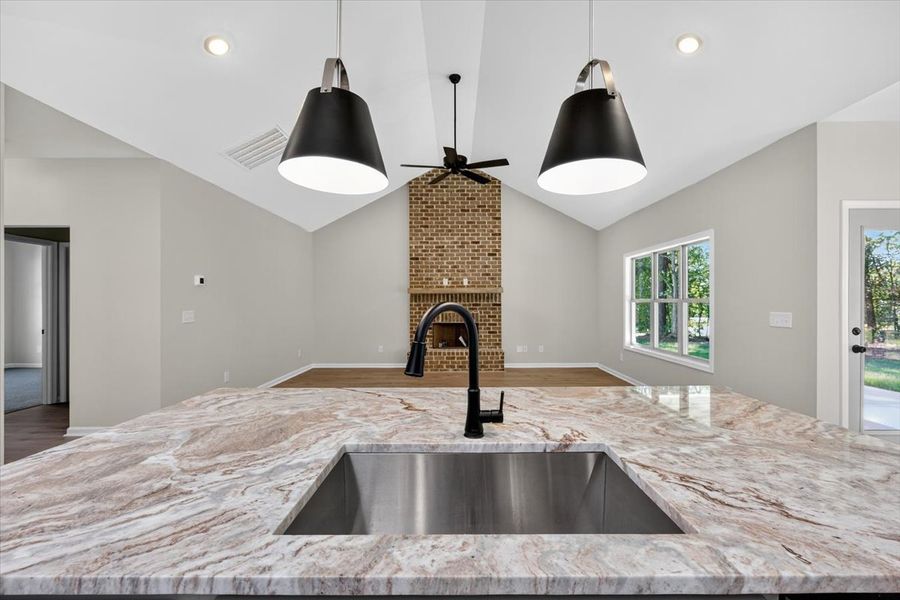 Furnished interior in a model home at Fair Oaks in Thomaston (Image 21).