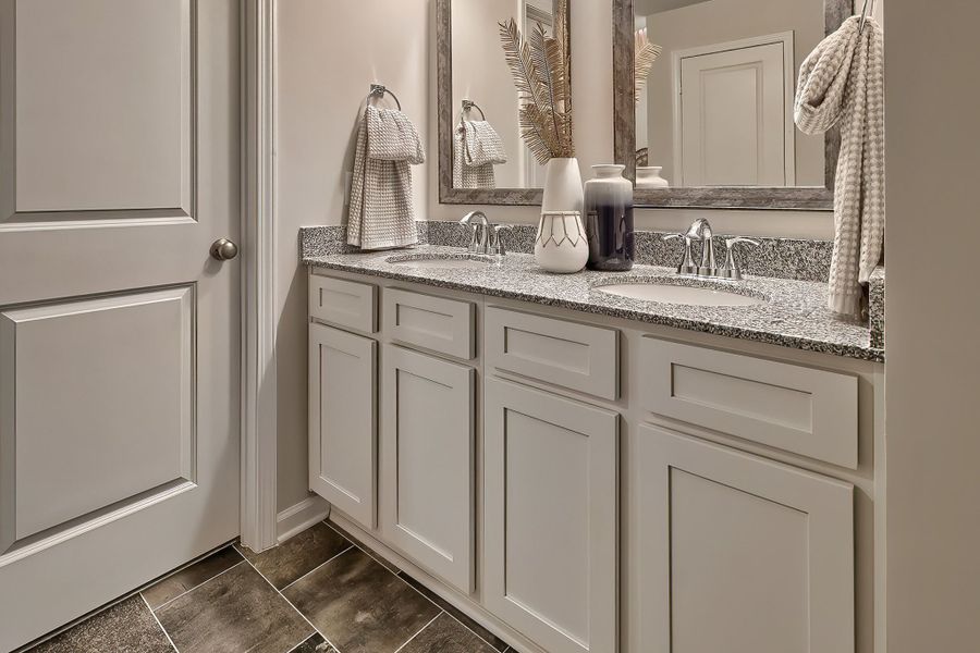 Furnished interior in a model home at Rivers Crossing in Aiken (Image 32).