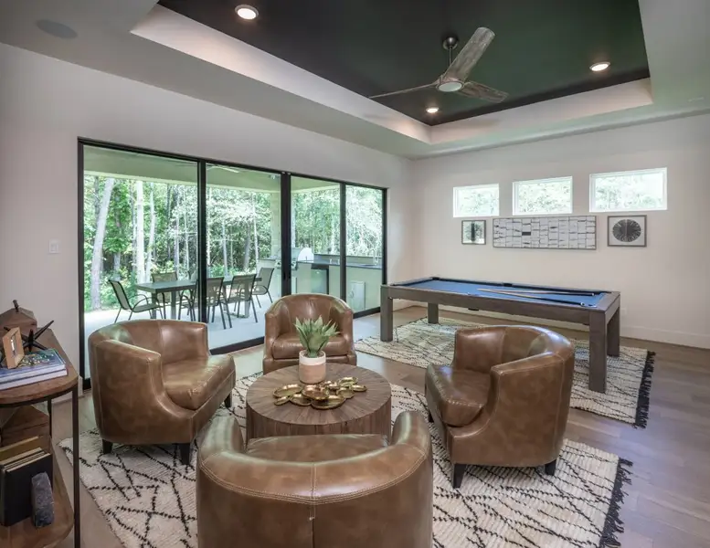 Furnished interior in a model home at Colton in Montgomery (Image 6). Furnished interior in a model home at Colton in Montgomery (Image 6).