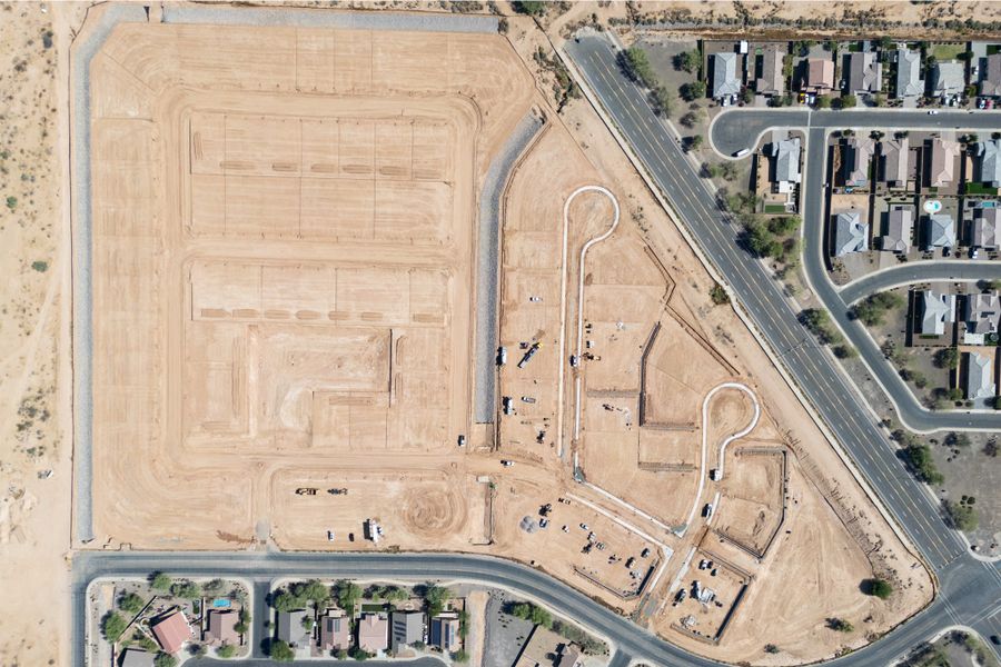 Site preparation and early development at McCartney Center in Casa Grande, AZ (Image 8).