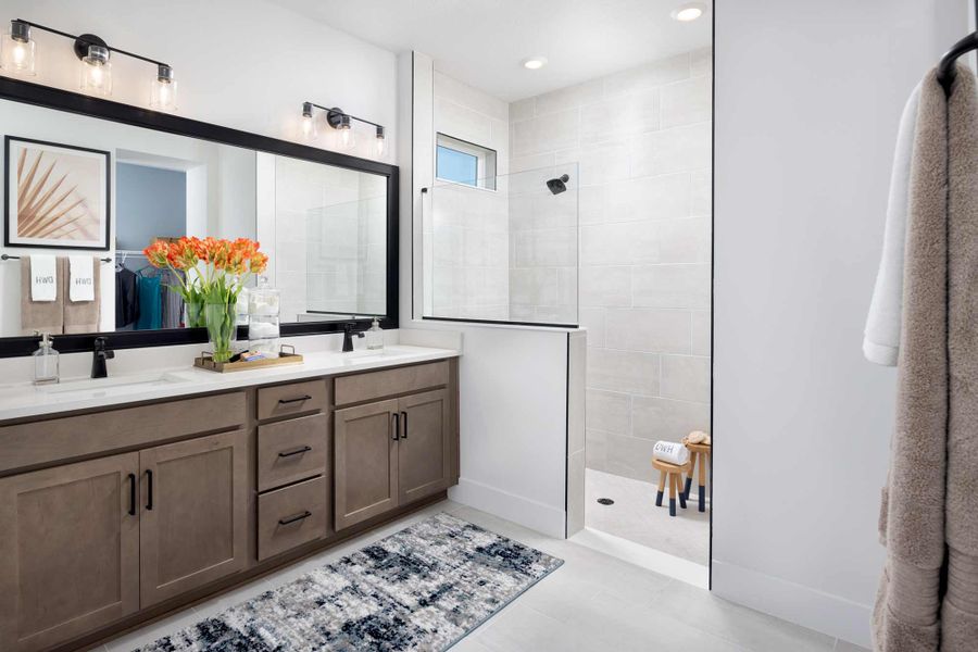 Furnished interior in a model home at Waterset Tradition Series in Apollo Beach (Image 21).