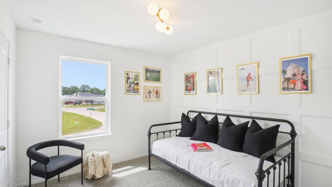 Furnished interior in a model home at Grand Pines in Magnolia (Image 19).