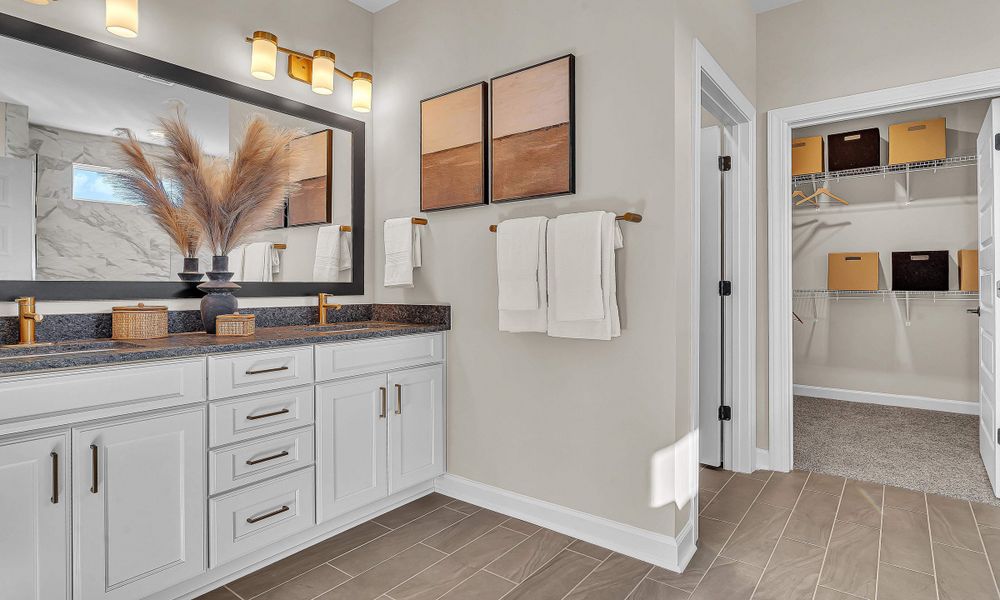 Furnished interior in a model home at Bridgewater - Shorehaven Village in Little River (Image 9).